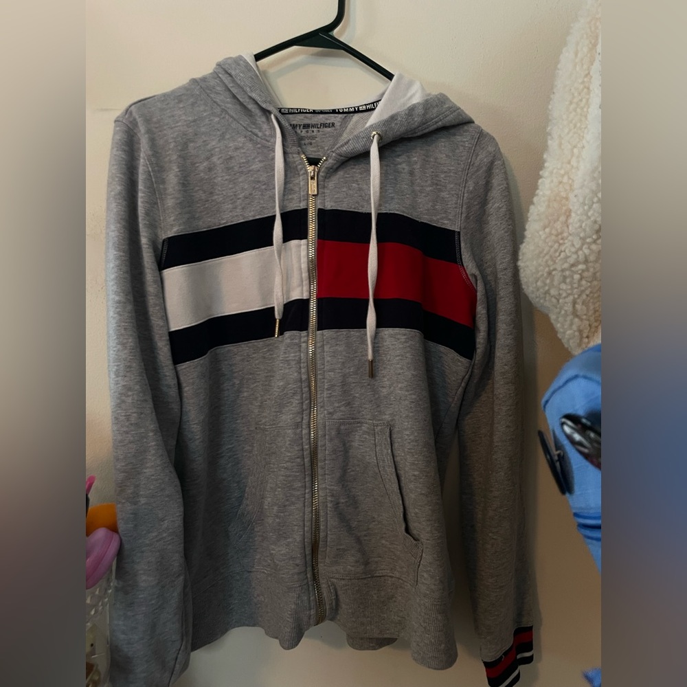 Grey Tommy Hilfiger zip up